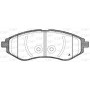 BPA0986.00 OPEN PARTS Комплект гальмівних колодок дисковий гальм
