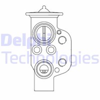 CB1004V DELPHI Розширювальний клапан кондиціонера
