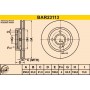 BAR23113 BARUM Гальмівний диск
