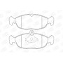 571924CH CHAMPION КомплеК т гальмівних колодок, дискове гальмо