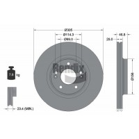BDS1558HC BENDIX Braking Гальмівний диск