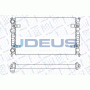 M-025022A JDEUS Радіатор охолодження двигуна