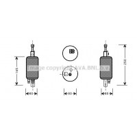 FTD029 AVA QUALITY COOLING Осушувач кондиціонера