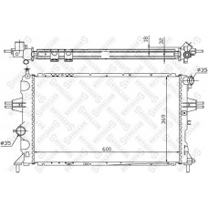 10-25268-SX STELLOX Радіатор охолодження двигуна