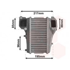 25004301 VAN WEZEL Интеркулер