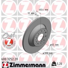 600.3252.20 ZIMMERMANN Гальмівний диск