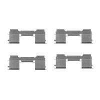 1 987 474 711 BOSCH Комплектуючі колодки дискового гальма