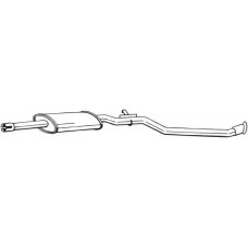 284-879 BOSAL Середній глушник вихлопних газів