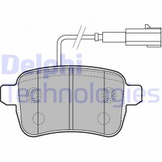 LP2222 DELPHI Комплект гальмівних колодок дисковий гальм