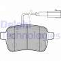 LP2222 DELPHI Комплект гальмівних колодок дисковий гальм
