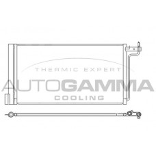105880 AUTOGAMMA Конденсатор кондиціонера