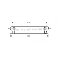BW4253 AVA QUALITY COOLING Интеркулер