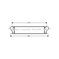 BW4253 AVA QUALITY COOLING Интеркулер