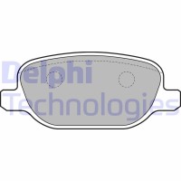 LP1845 DELPHI Комплект гальмівних колодок дисковий гальм