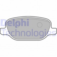 LP1845 DELPHI Комплект гальмівних колодок дисковий гальм