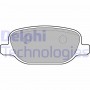 LP1845 DELPHI Комплект гальмівних колодок дисковий гальм