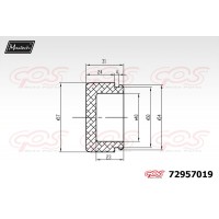 72957019 MAXTECH Поршень корпус скоби гальма