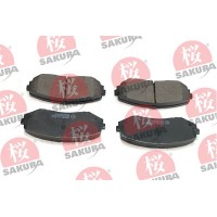600-80-7066 SAKURA Комплект гальмівних колодок дисковий гальм