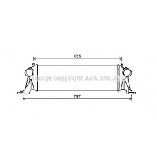 IV4132 AVA QUALITY COOLING Интеркулер