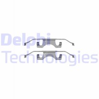 LX0340 DELPHI Комплектуючі колодки дискового гальма