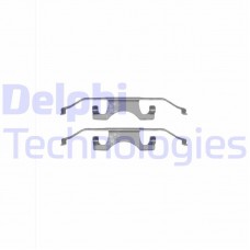 LX0340 DELPHI Комплектуючі колодки дискового гальма