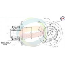 70-210079 MULTIPARTS Комплект підшипника ступиці колеса