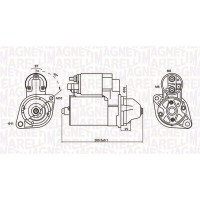 063721412010 MAGNETI MARELLI Стартер