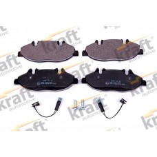 6001265 KRAFT AUTOMOTIVE Комплект гальмівних колодок дисковий гальм