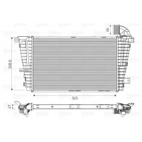 818614 VALEO Интеркулер