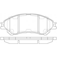 FP9213 FIT Комплект гальмівних колодок дисковий гальм