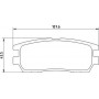 363710203019 MAGNETI MARELLI Комплект гальмівних колодок дисковий гальм
