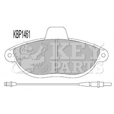 KBP1461 KEY PARTS КомплеК т гальмівних колодок, дискове гальмо