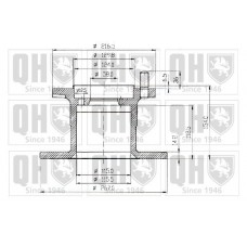 BDC4659 QUINTON HAZELL Гальмівний диск
