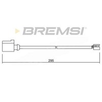 WI0702 BREMSI Сигналізатор зносу гальмівних колодок