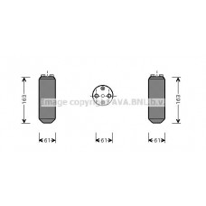 MZD150 AVA QUALITY COOLING Осушувач кондиціонера