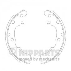 J3506003 NIPPARTS Комплект гальмівних колодок