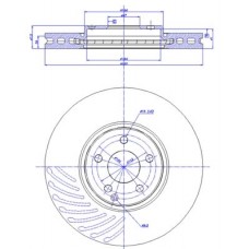 142.1246 CAR Гальмівний диск