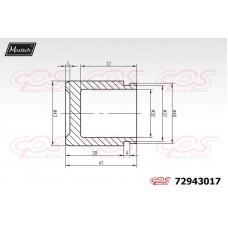 72943017 MAXTECH Поршень корпус скоби гальма