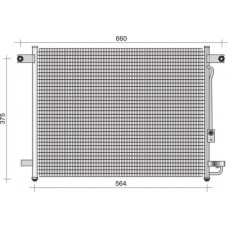 350203432000 MAGNETI MARELLI Конденсатор кондиціонера