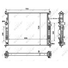 WG1722735 WILMINK GROUP Радіатор охолодження двигуна