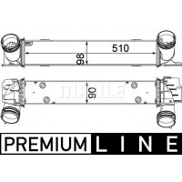 Интеркулер MAHLE CI 146 000P