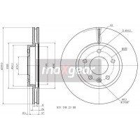19-2332 MAXGEAR Гальмівний диск