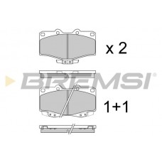 BP2463 BREMSI КомплеК т гальмівних колодок, дискове гальмо