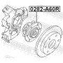 0282-A60R FEBEST Ступиця колеса