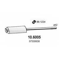 10.6005 ASSO Середній глушник вихлопних газів
