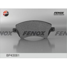 BP43081 FENOX Комплект гальмівних колодок дисковий гальм