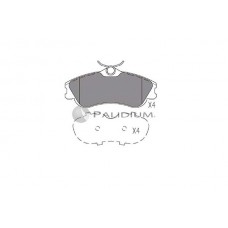 P1-1201 ASHUKI by Palidium Комплект гальмівних колодок дисковий гальм