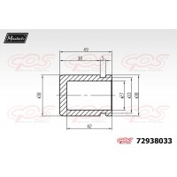 72938033 MAXTECH Поршень корпус скоби гальма