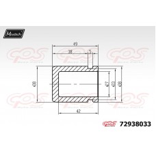 72938033 MAXTECH Поршень корпус скоби гальма