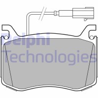 LP3380 DELPHI Комплект гальмівних колодок дисковий гальм